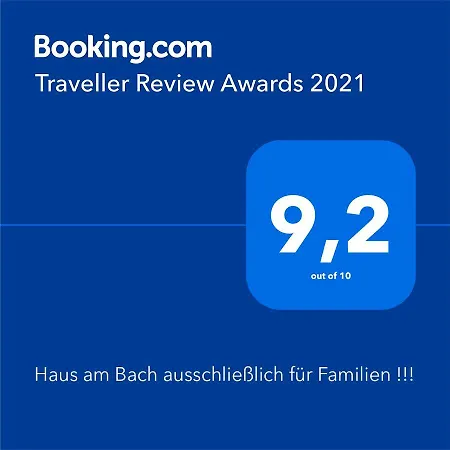 Haus Am Bach Ausschliesslich Fuer Familien !!!! Apartment