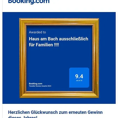 Haus Am Bach Ausschliesslich Fuer Familien !!!!